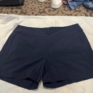 Navy Orvis Nylon Shorts